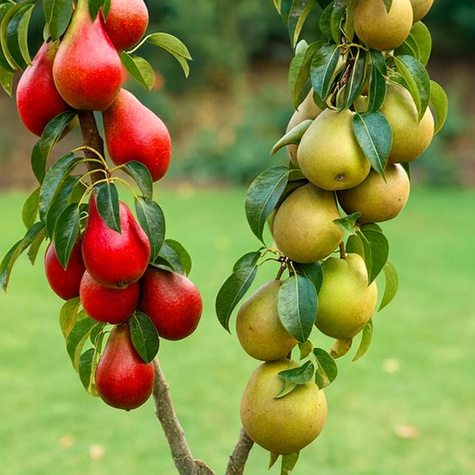Duo Birnenbaum Konferencja + Red Faworytka - Wurzelnackte Pflanze